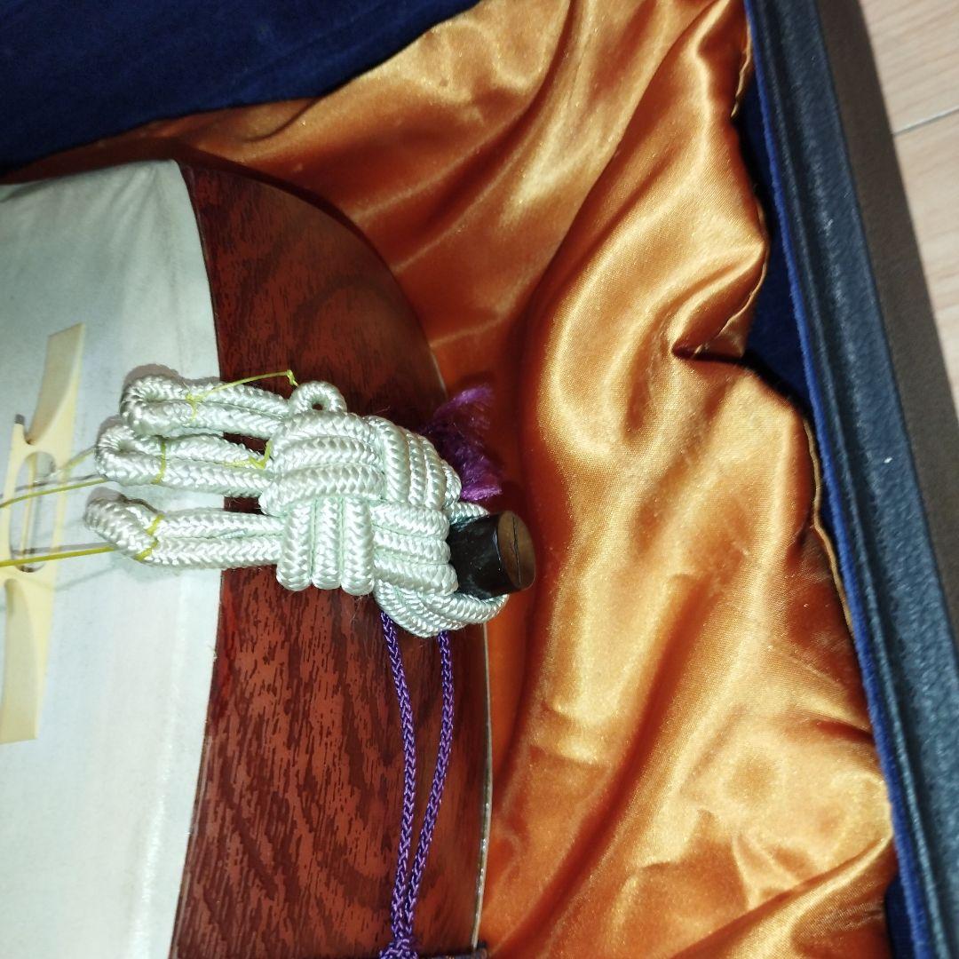 三味線　中棹　ケースや糸付き　民謡　楽器　和楽器　送料無料