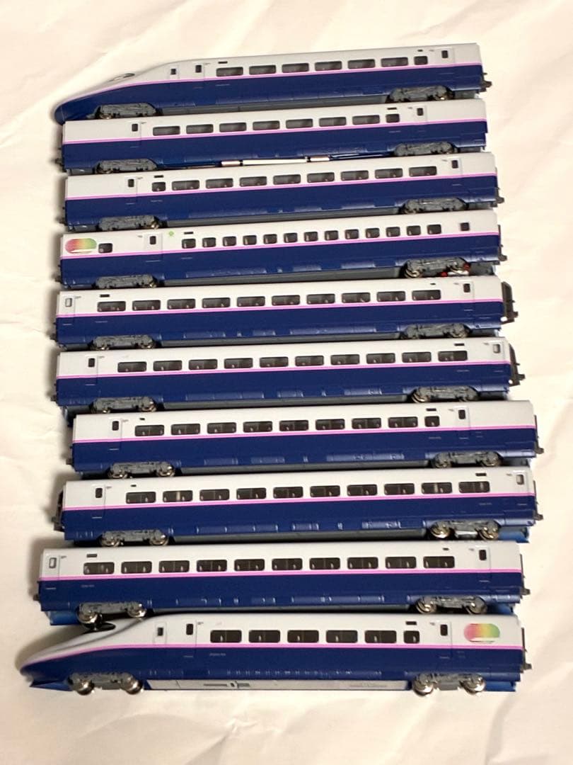E2系東北上越新幹線10両　kato ライト点灯動力動作確認済　ジャンク品