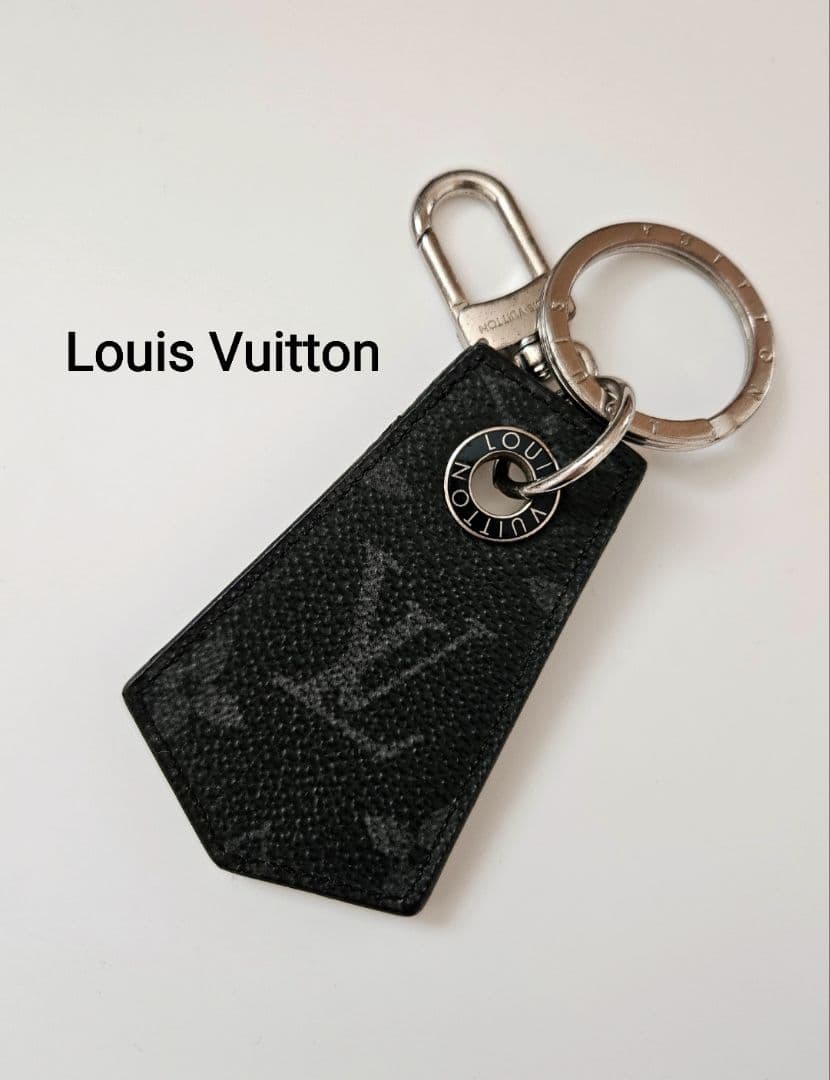 ✨ ルイヴィトン✨ キーホルダー 黒 モノグラム エクリプス アンシャッペ
