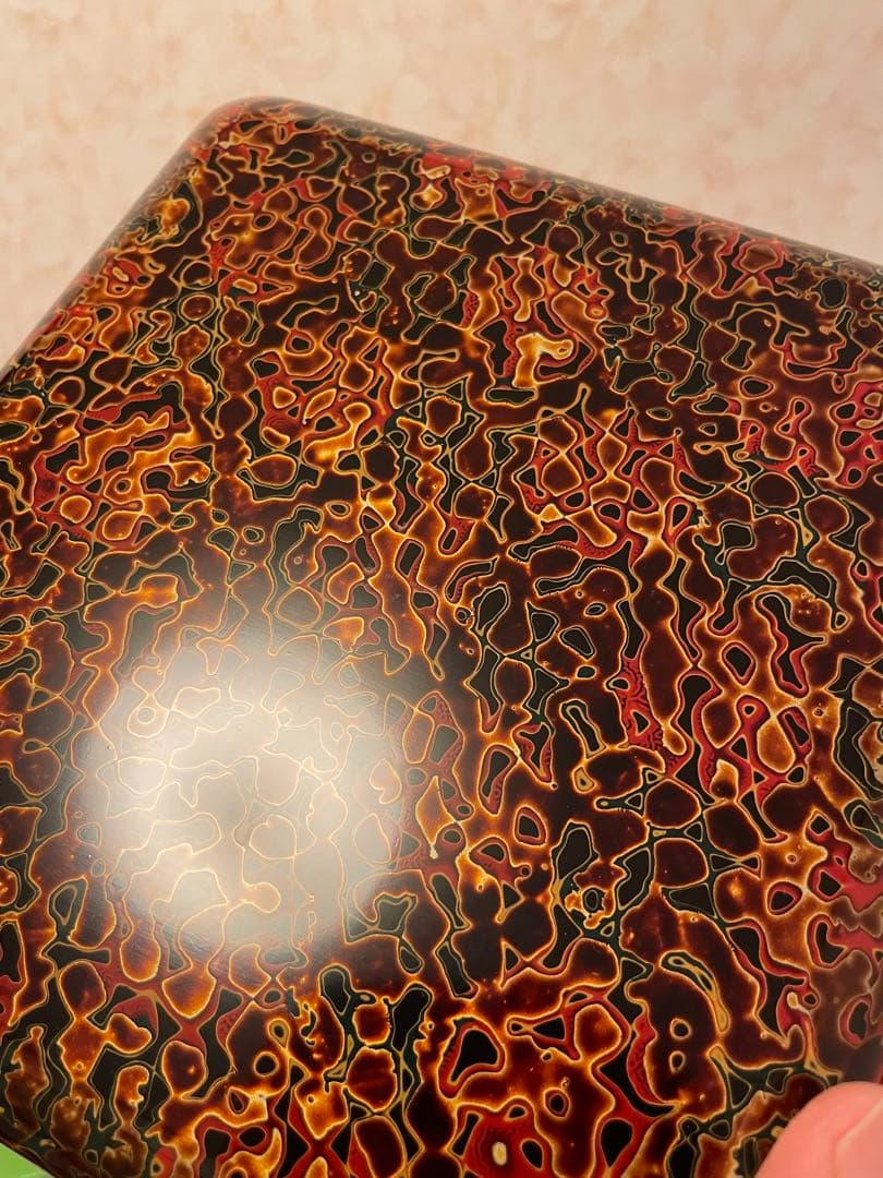 【未使用品】津軽塗 三段重 青森 唐塗 箱付 おせち お重