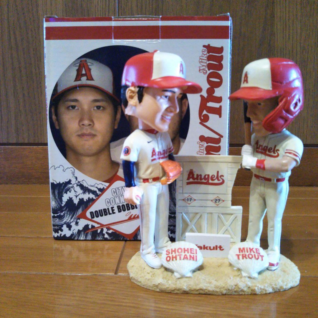 B*ー様 大谷翔平/マイク・トラウト ダブルボブルヘッド球場配布非売品