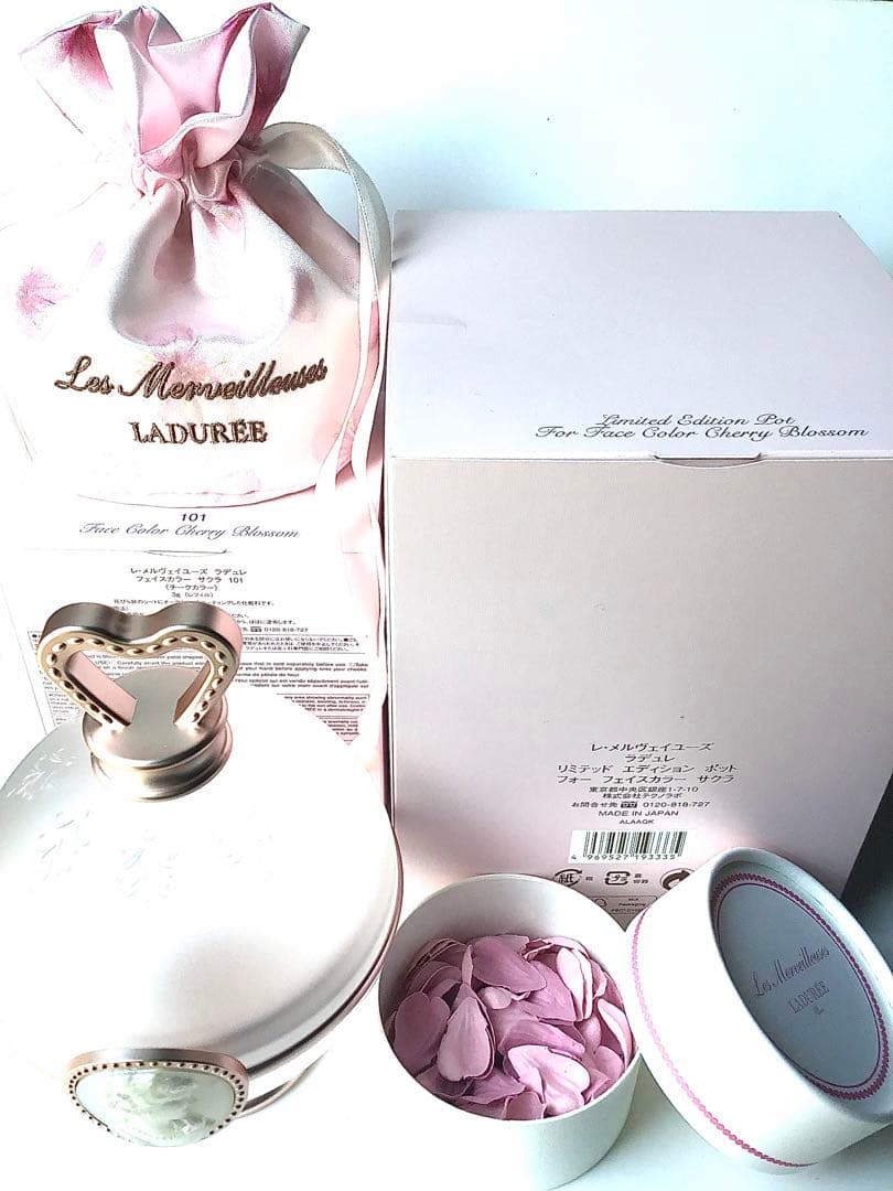 レ・メルヴェイユーズラデュレ￼フェイスカラーサクラ&リミテッドエディションポット