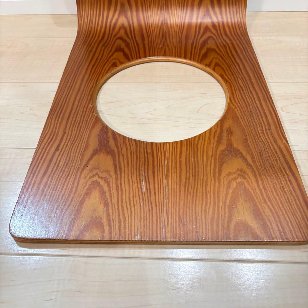 天童木工　曲げ椅子　曲げ座椅子　3脚セット