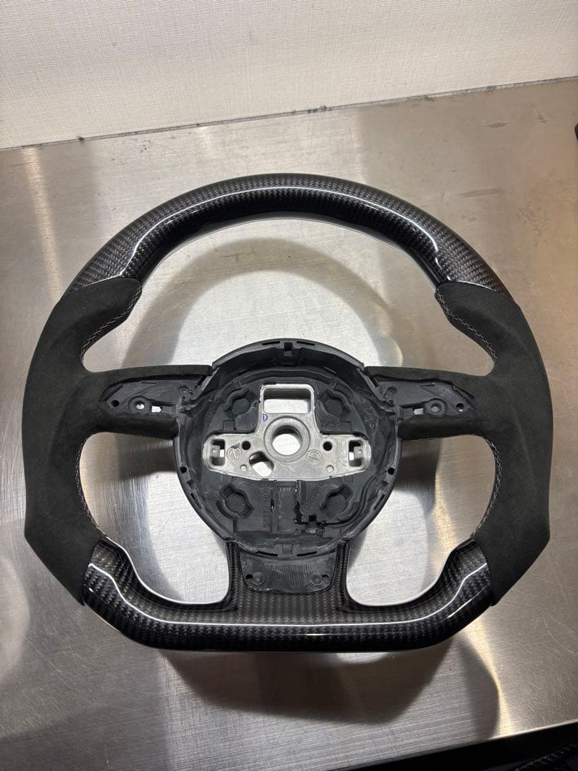 値下げ交渉可能 RST カーボンステアリング AUDI TYPE2 新品未使用品