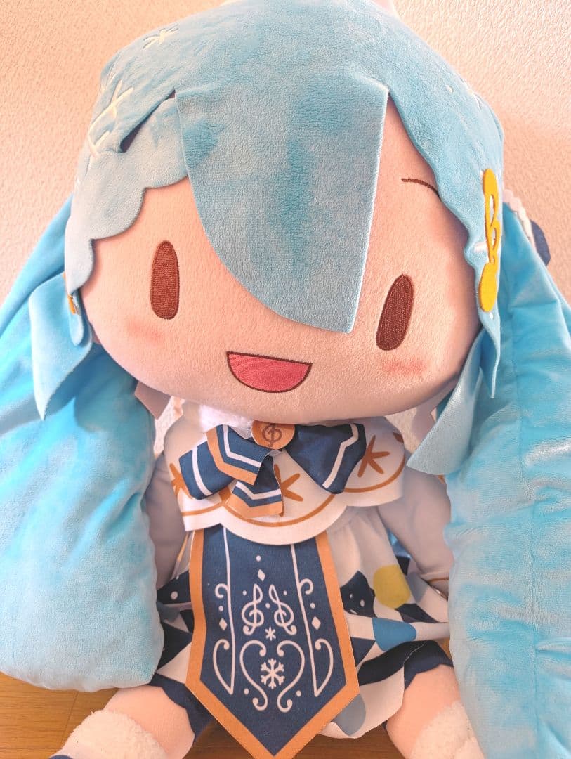 雪ミク　どでか　ジャンボ　ふわふわ　ぬいぐるみ　2021