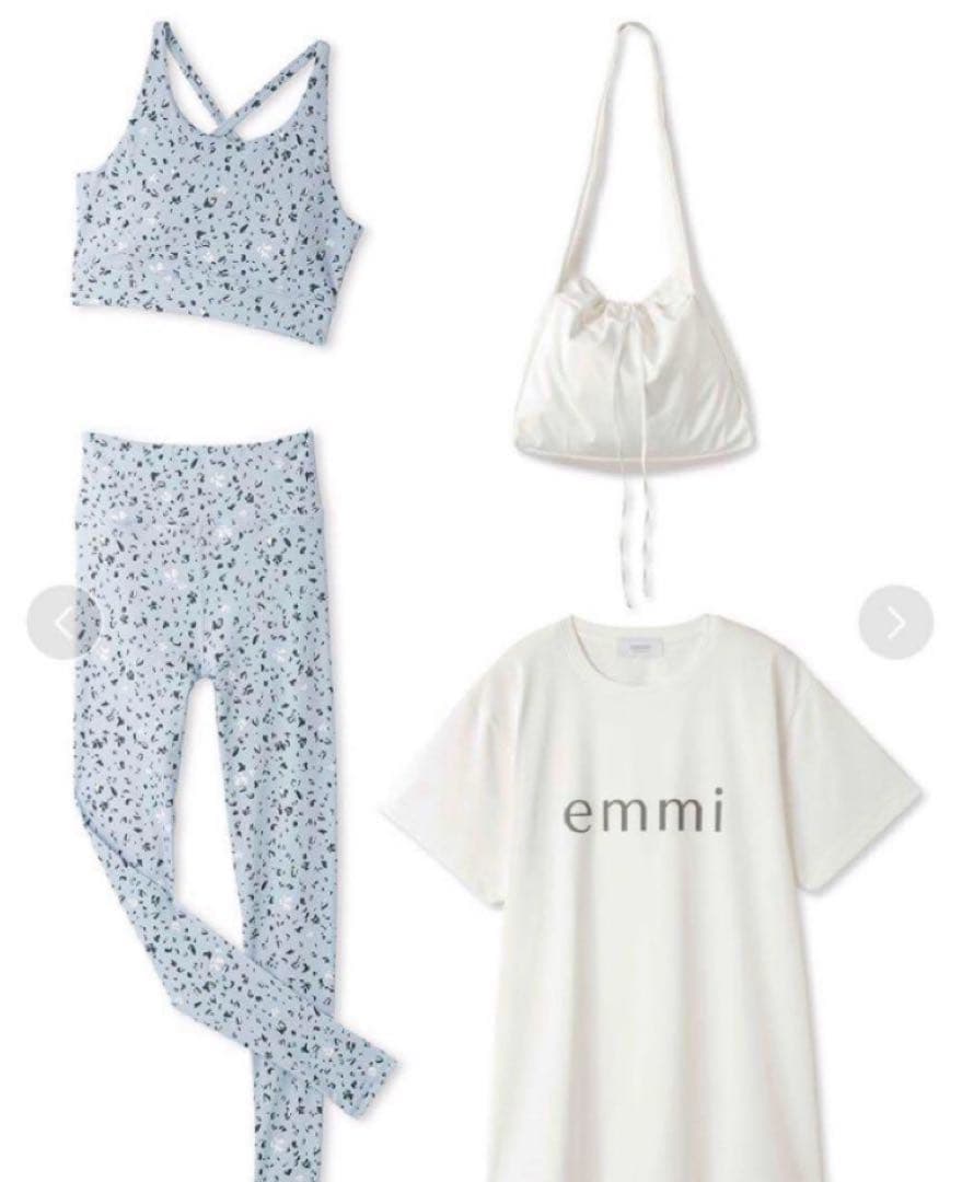 新品未開封　emmiyoga ハッピーウェルネスセット0 ライトブルー