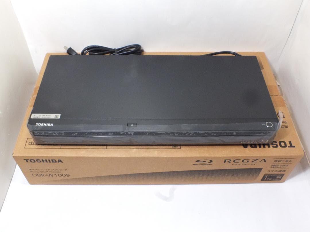 東芝　ブルーレイレコーダー　DBR-W1009　(2チューナー/1TB)未使用品