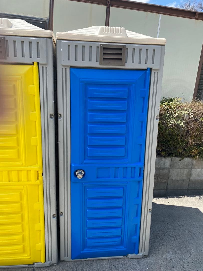 仮設トイレ　中古　簡易洋式タイプ　清掃済み