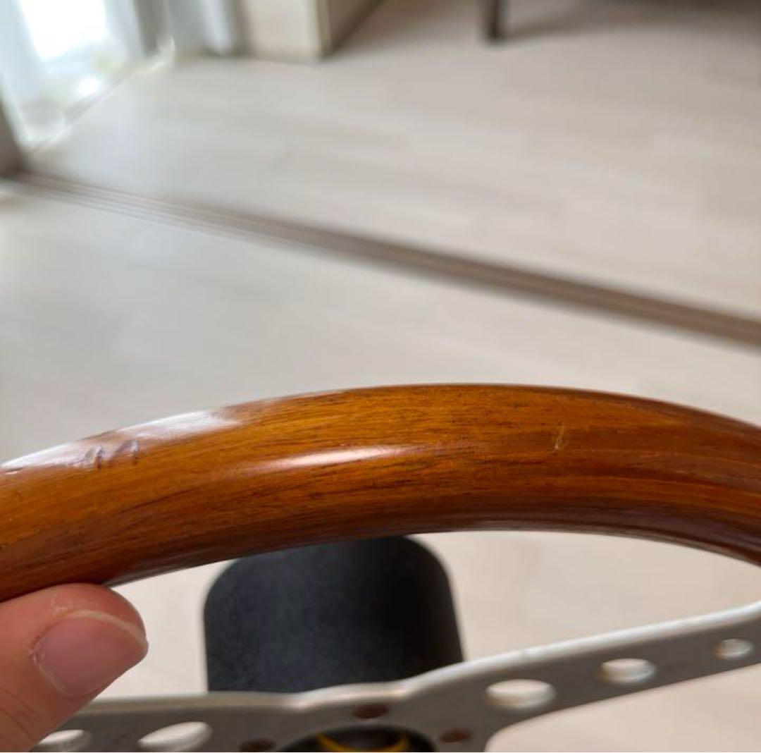 MOMO ウッドステアリング　直径34