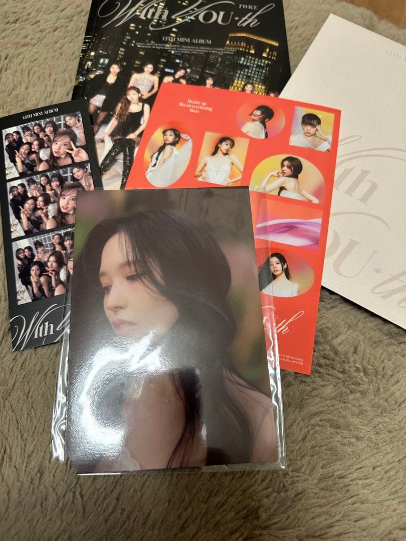 twice With YOU-th サイン ポストカード ミナ
