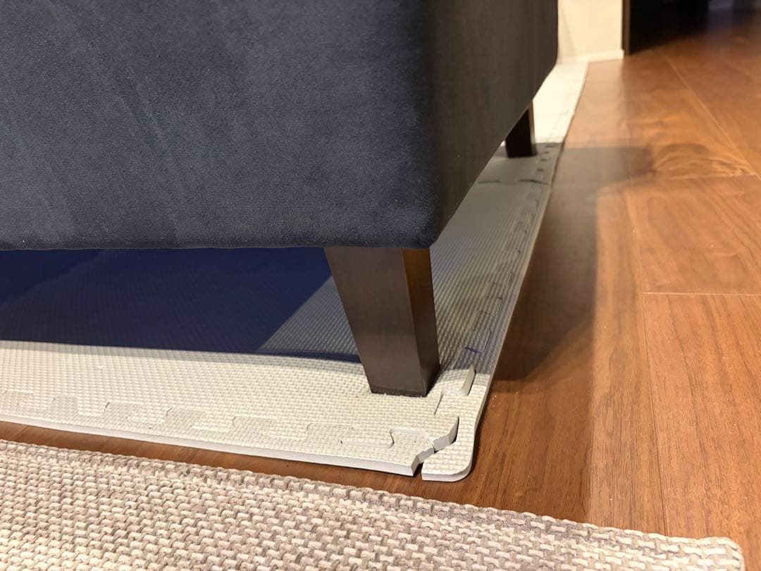 フランネルソファ　PIVO 3人掛け　チャコールグレー