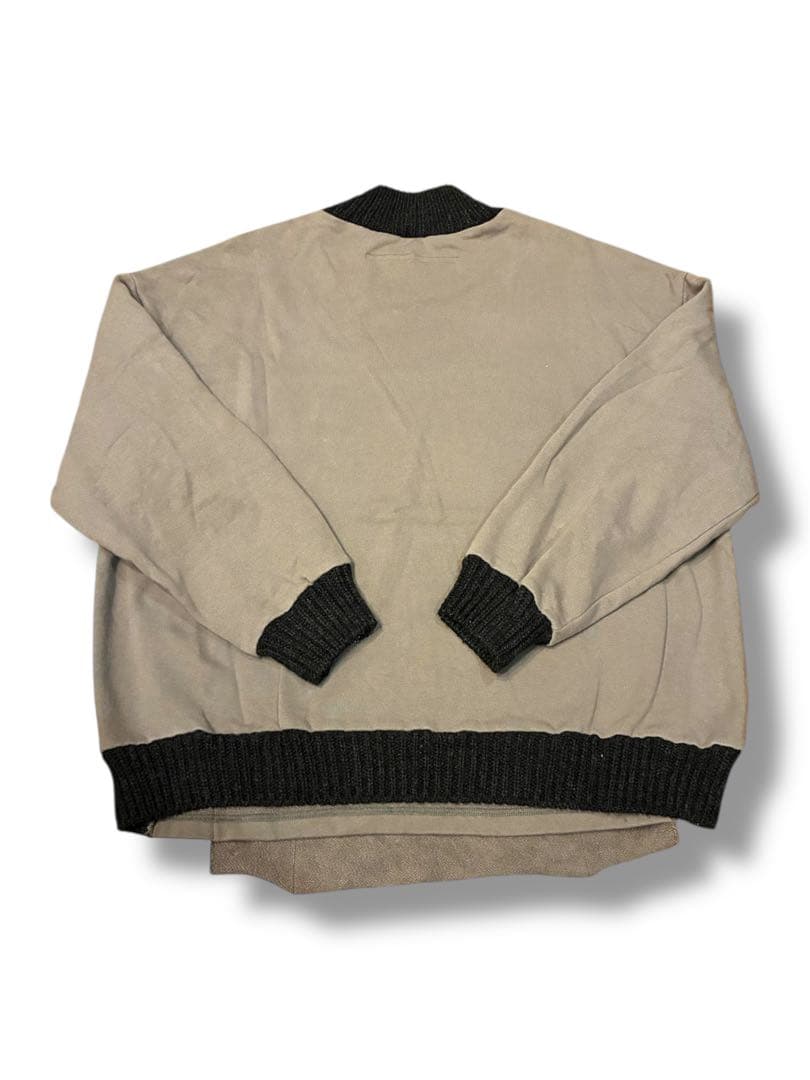 【19AW my beautiful landletニット切替スウェット】