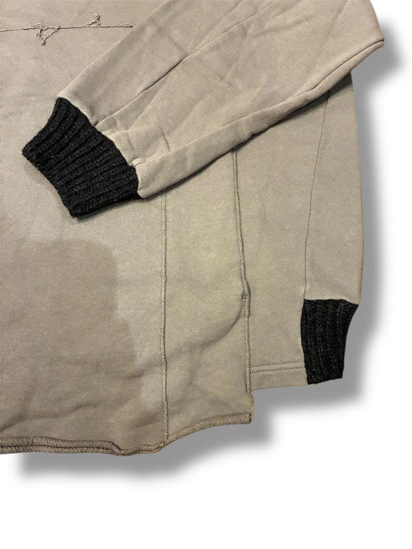 【19AW my beautiful landletニット切替スウェット】