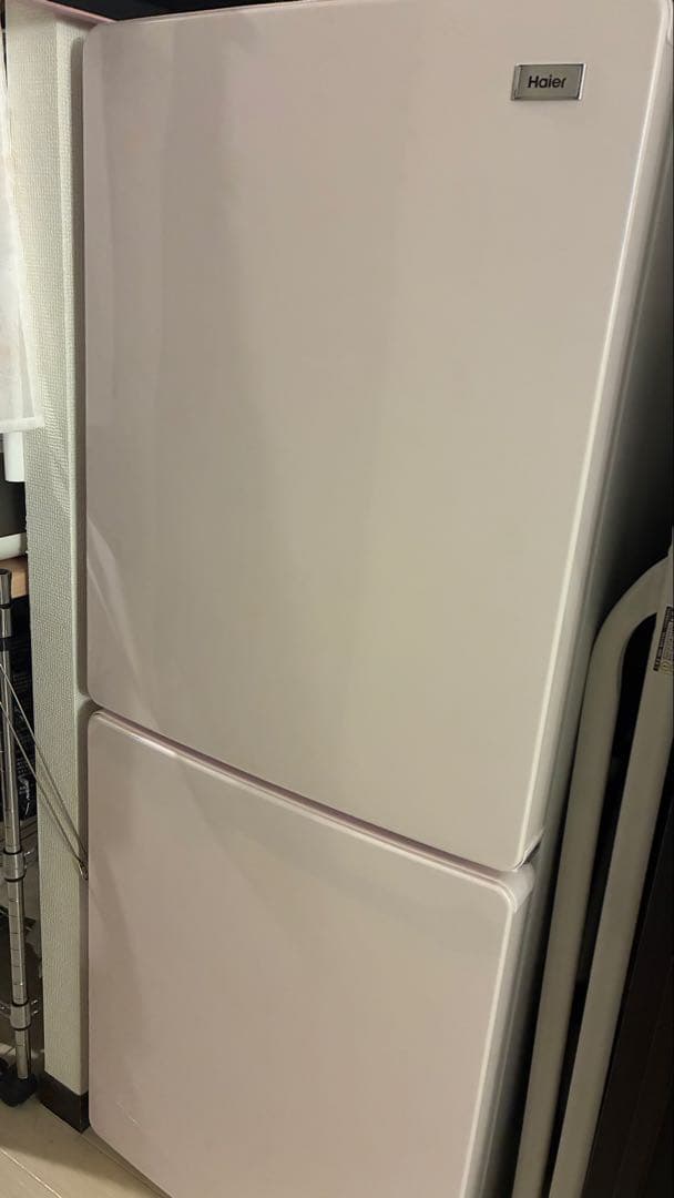 【2/22発送】Haier ハイアール　ピンク　単身　冷蔵庫　148L