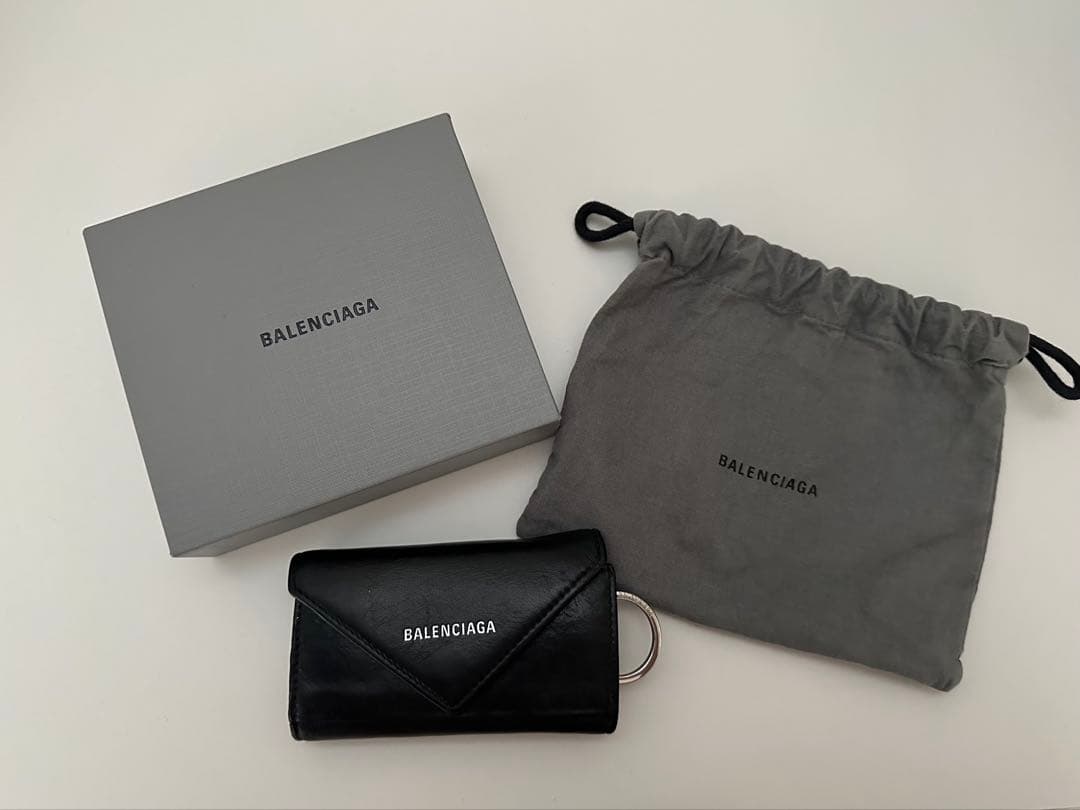 BALENCIAGA キーケース ブラック レディース