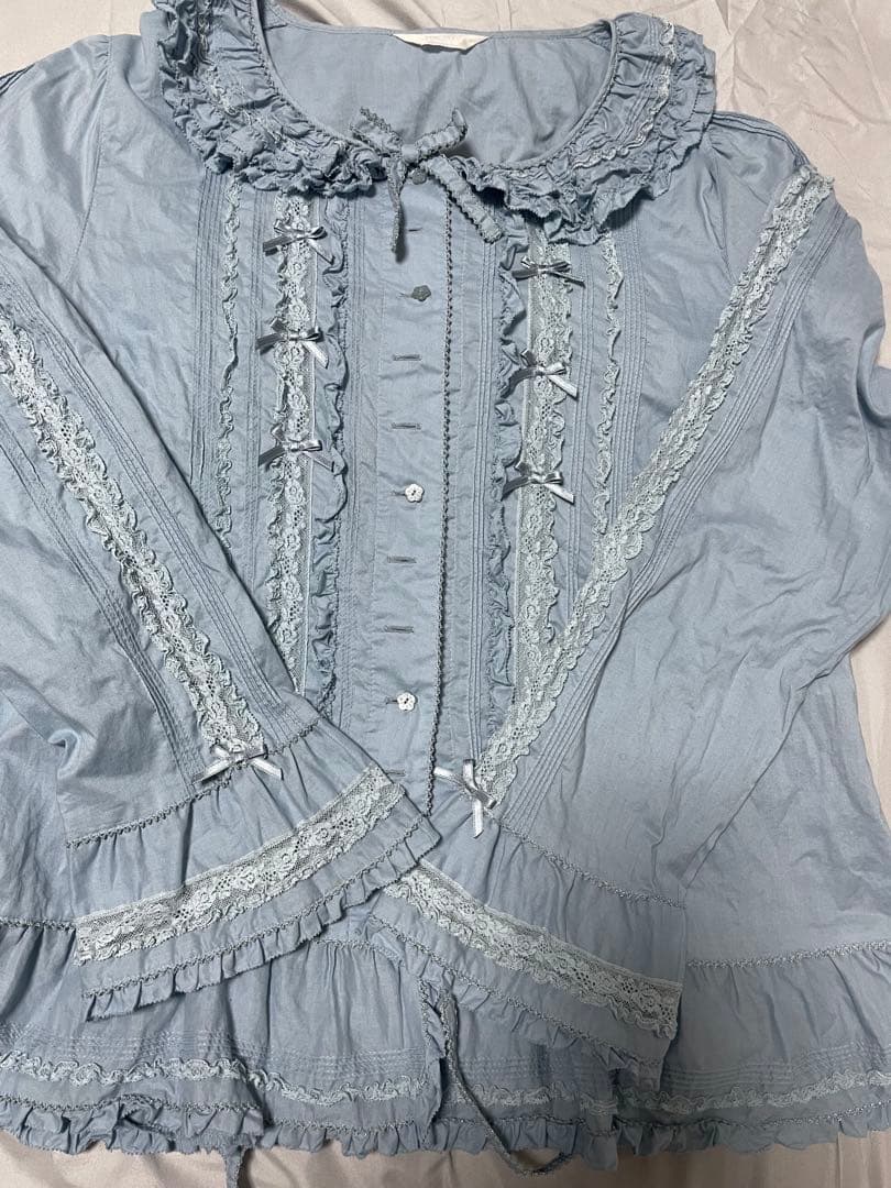 ピンクハウス　フランスレース　綿ローンブラウス