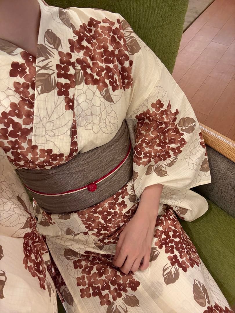 hinari × utatane浴衣セットテラコッタ