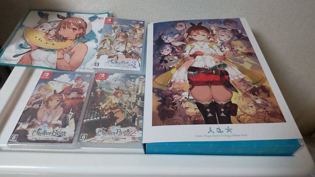 Switchライザのアトリエ秘密トリロジーDXプレミアムボックス予約特典付き美品