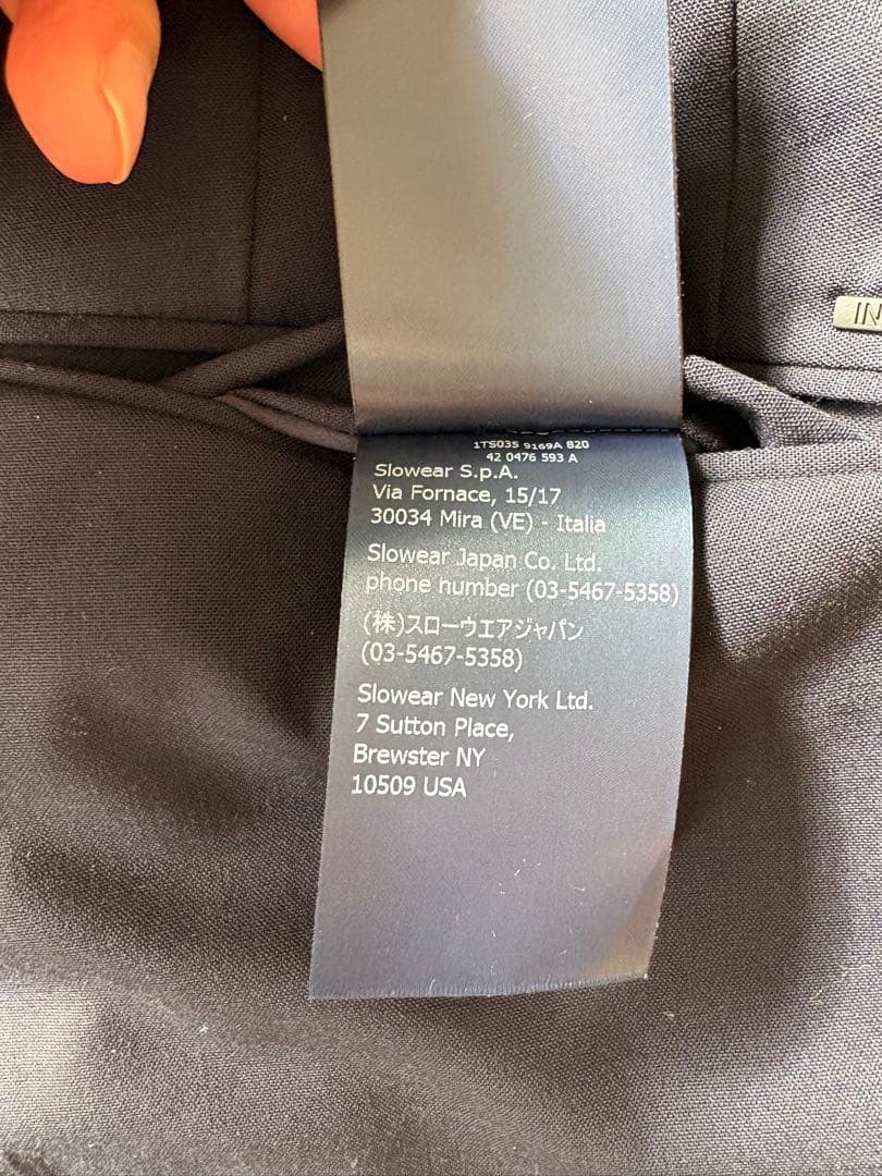 jrrmINCOTEX/新品未使用春夏35型テクノウールトロピカル