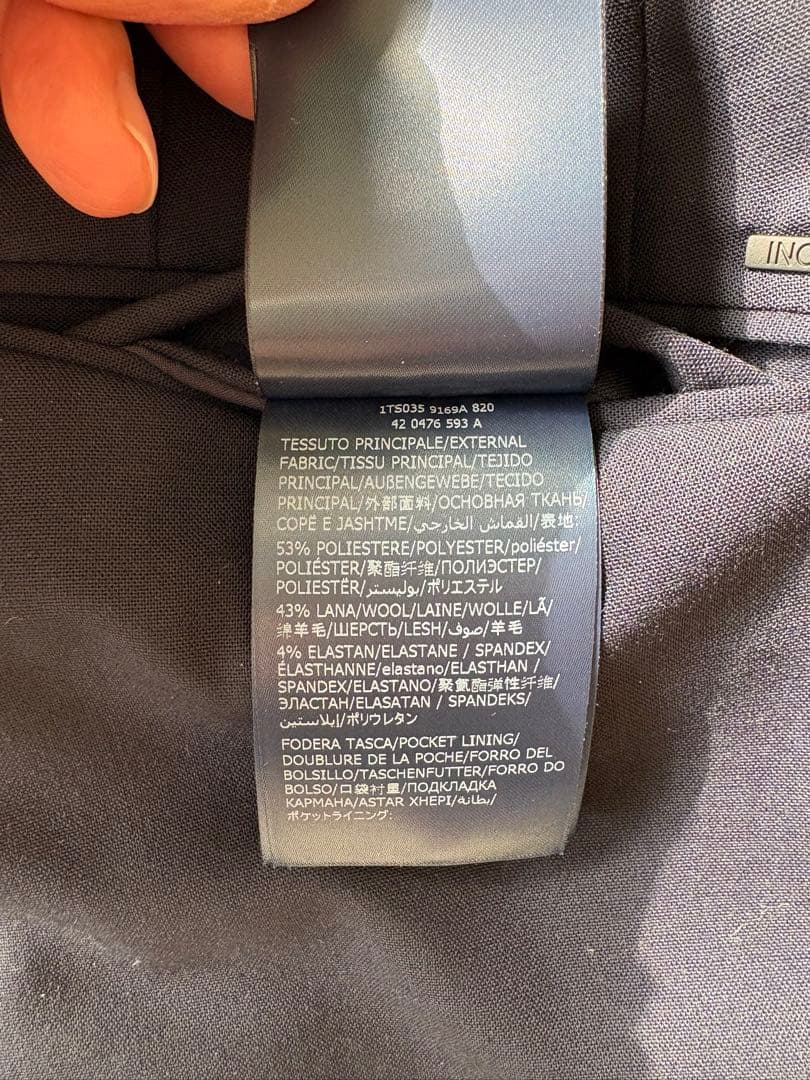 jrrmINCOTEX/新品未使用春夏35型テクノウールトロピカル