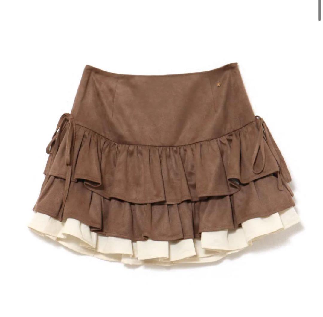 Sサイズ Mel gather skirt brown andmary