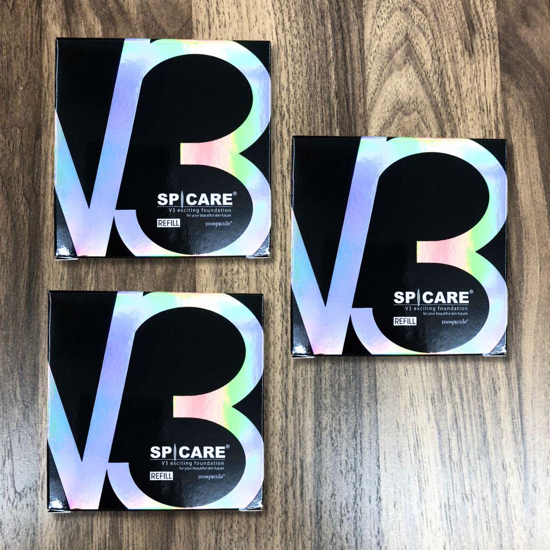正規品 スピケア V3 エキサイティング ファンデーション 詰替 3個セット