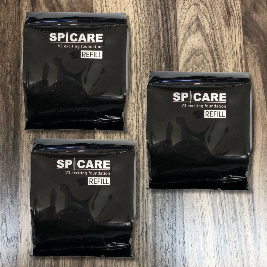 正規品 スピケア V3 エキサイティング ファンデーション 詰替 3個セット