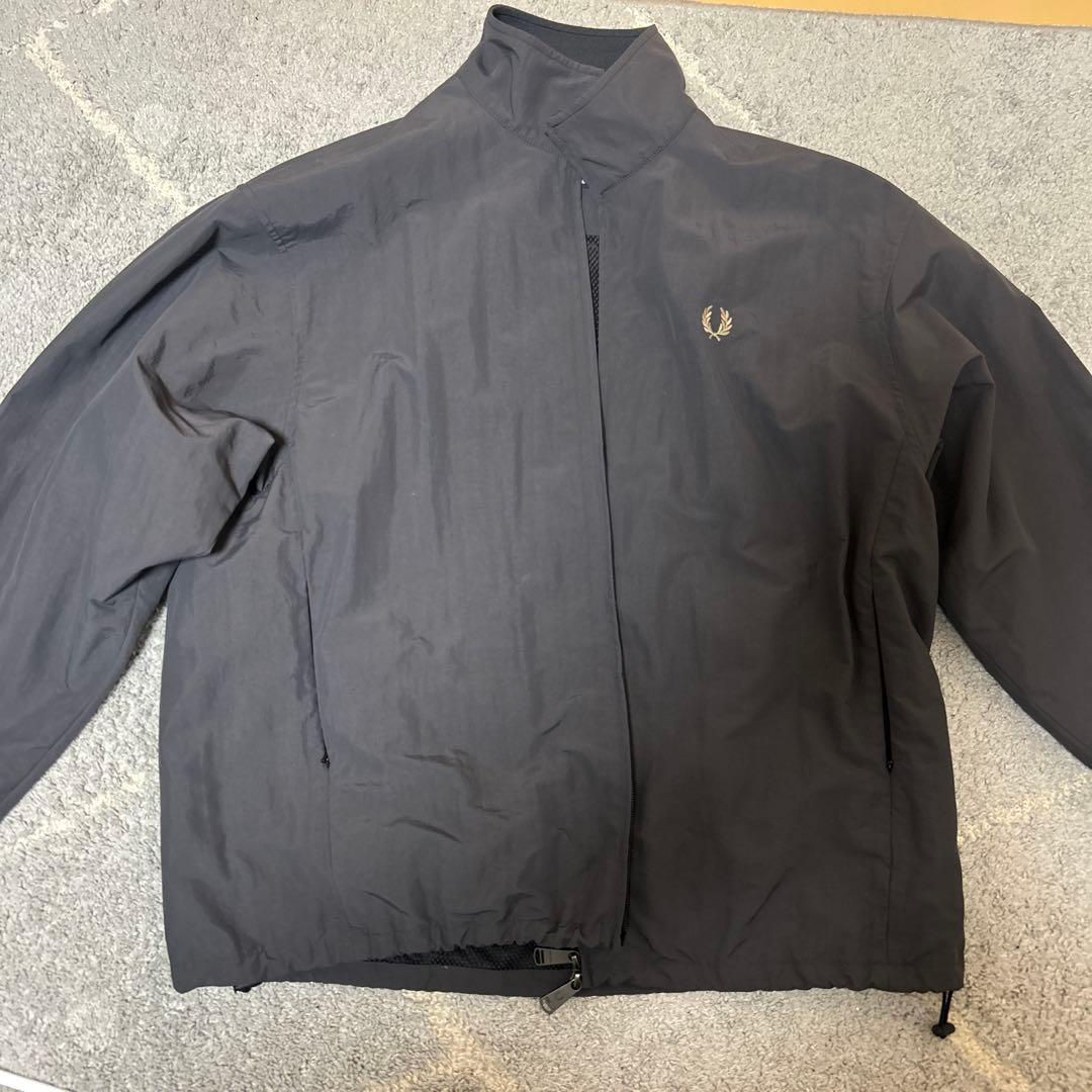 FRED PERRY beamsコラボアンカーグレーナイロンジャケット M