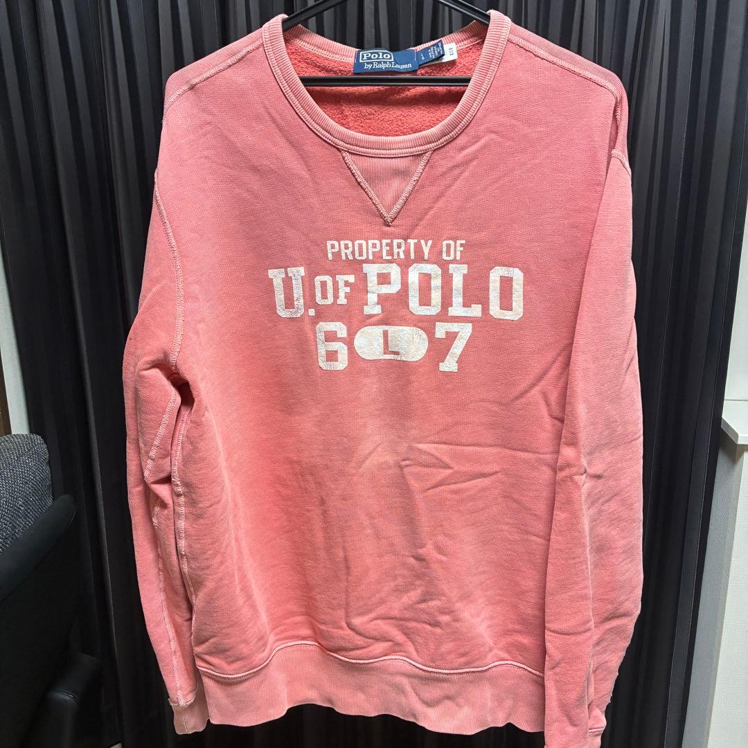 Polo by Ralph Lauren スウェット　トレーナー　サーモンピンク