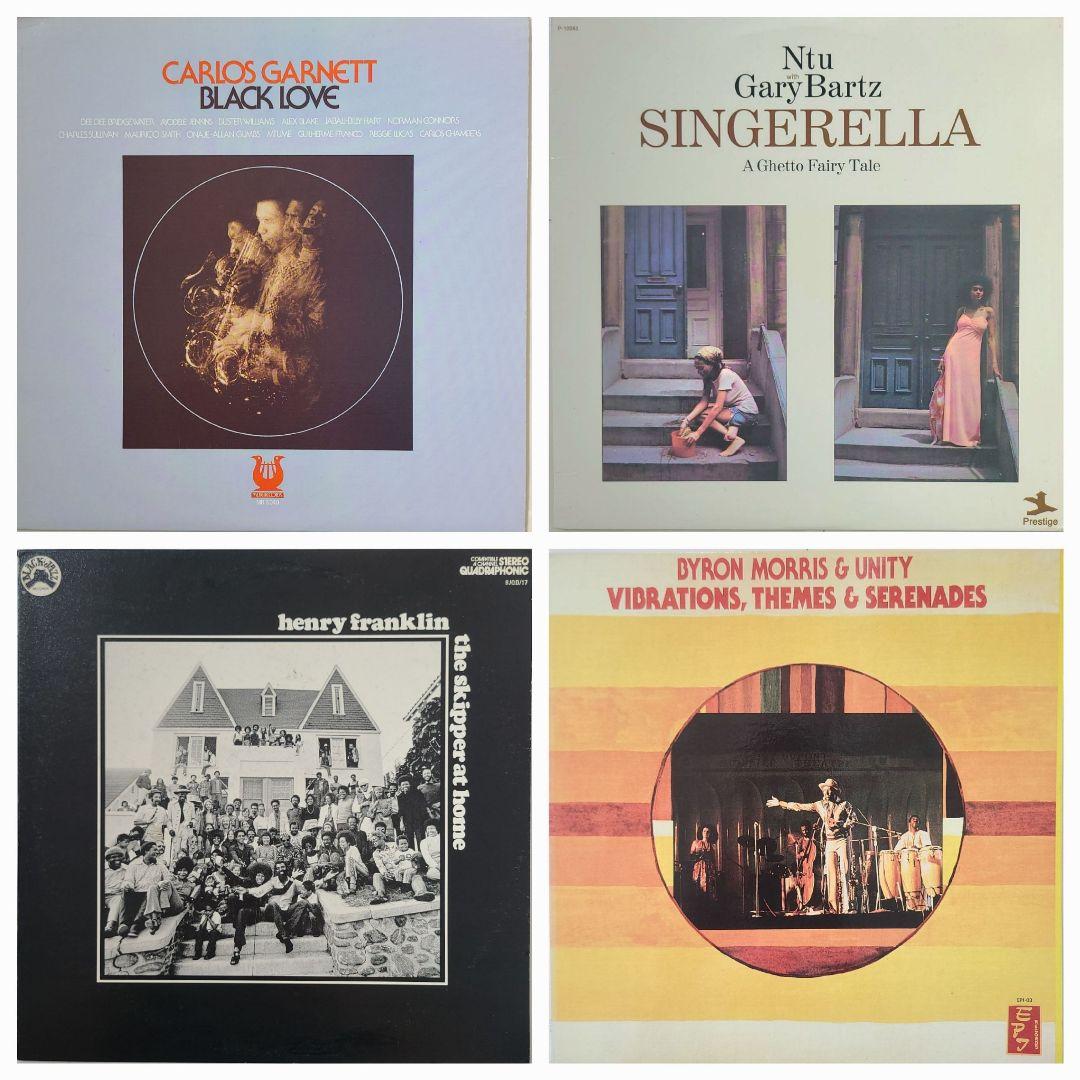 ７０'Ｓスピリチュアル・ジャズ・ファンク、レアグルーヴ名盤ＬP４枚セット