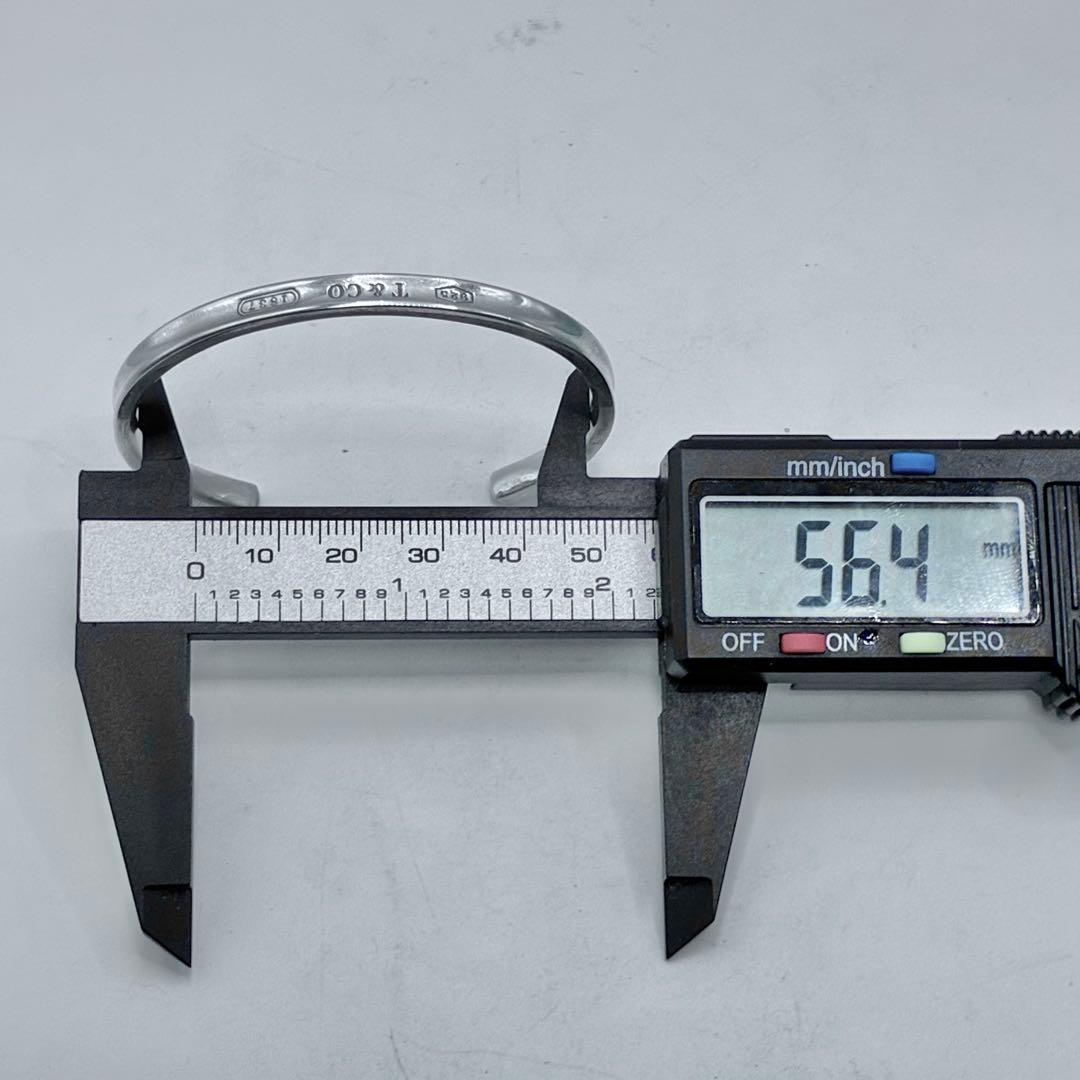 ティファニー　1837　ナロー　カフ　バングル　スリム　腕周り16.5cm