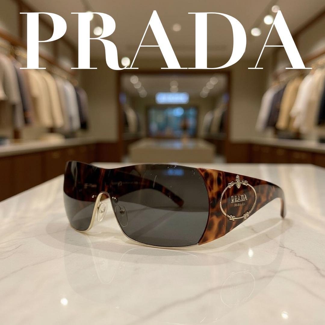 小物 PRADA archive sunglasses y2k rimless