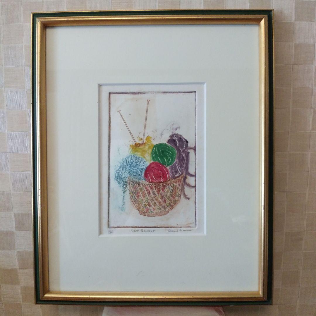 人気作家ジョアン·アイザックと共に制作する娘さんのレイチェルさんの銅版画です。