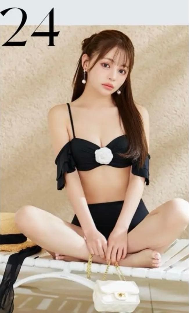 【新品タグ付き】sugar nine 水着 ビキニ カメリアフラワービキニ