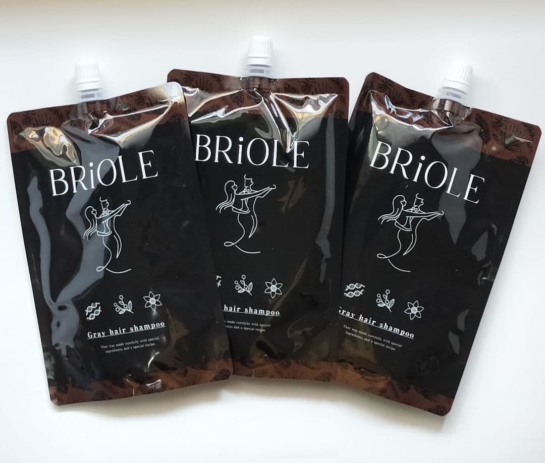 【3個】ONYX BROWN ヘアカラー クリーム シャンプー　白髪 ブラウン