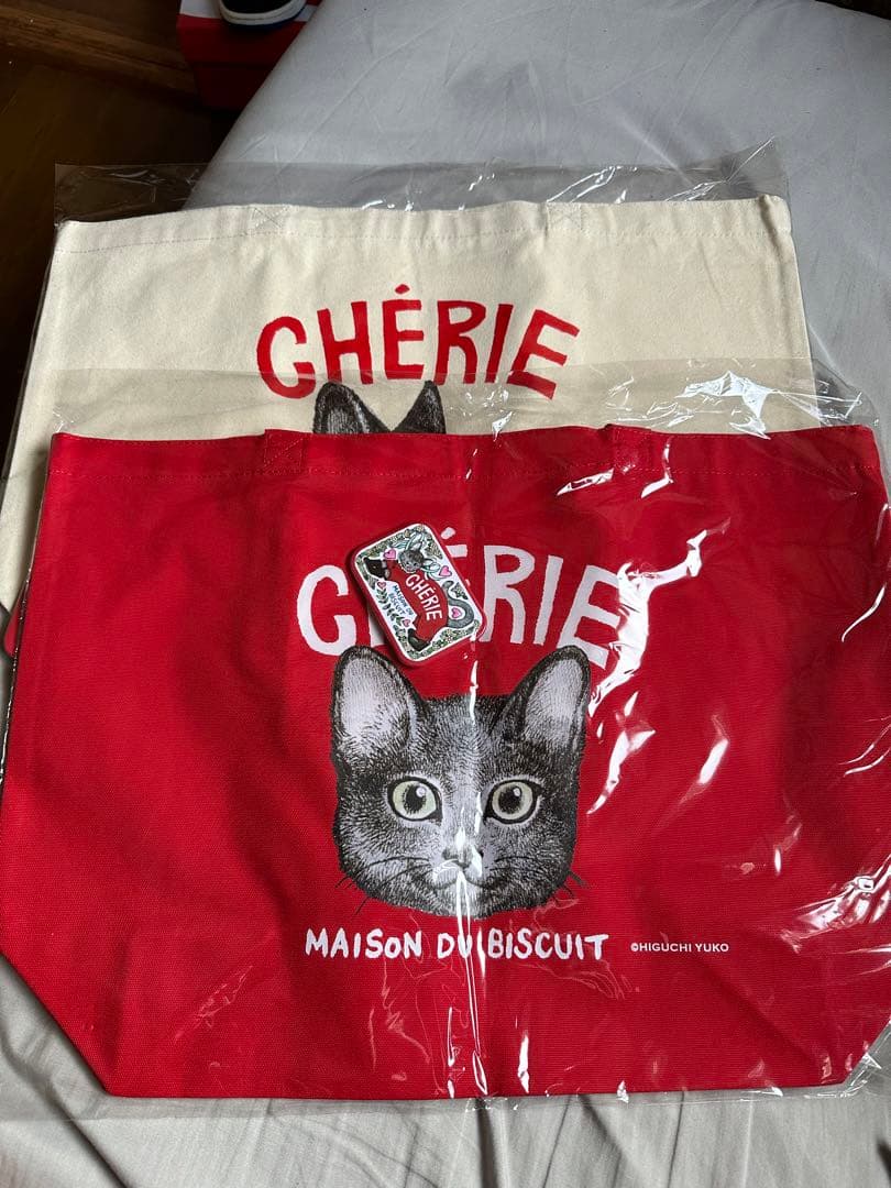 CHERIExヒグチユウコ コラボ メゾンドビスキュイ トートバッグ オマケ付き