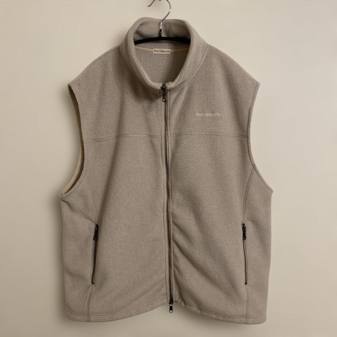プロタゴニスタ/Framework別注エコフリースベスト ベージュ フリー