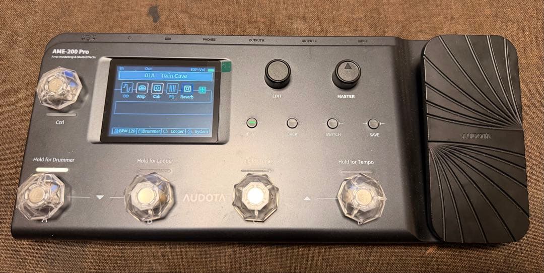 AUDOTA AME-200 Pro ギターマルチエフェクター