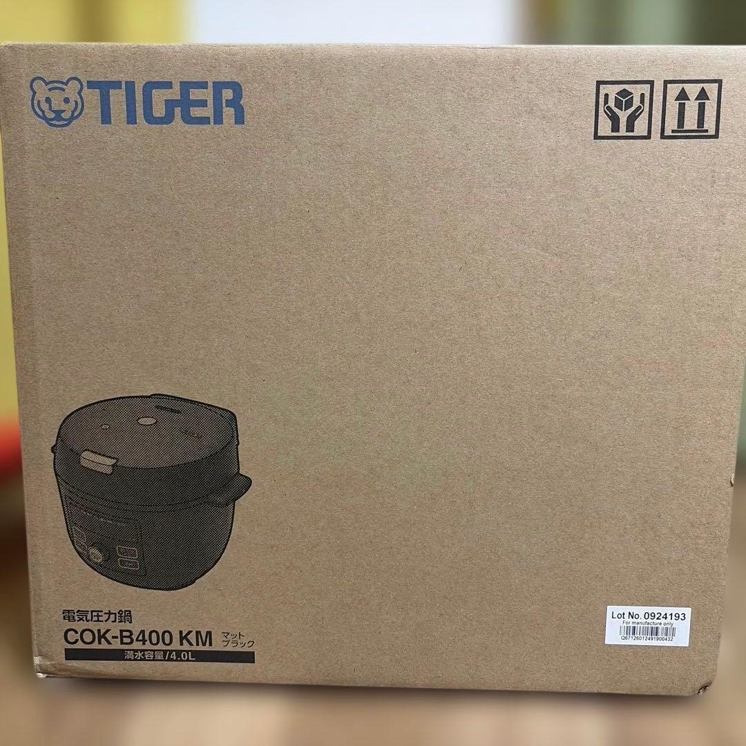 TIGER 電気圧力鍋 COK-B400 KM 4.0L