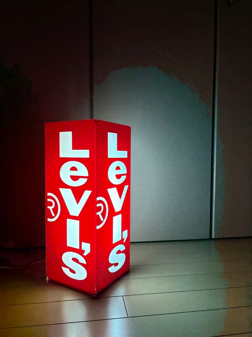 LEVI’Sリーバイスディスプレイライト 販促 店頭 非売品 コーナーサイン