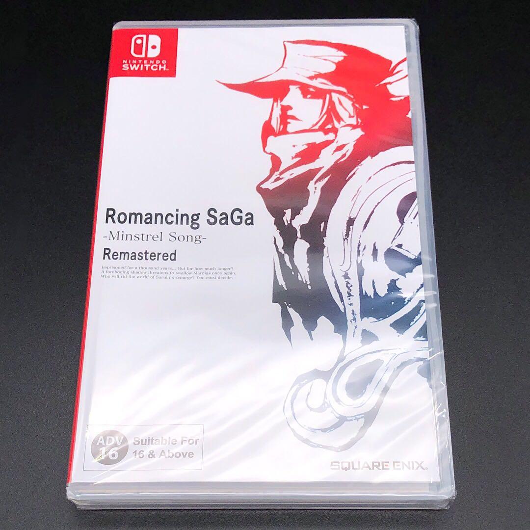 ロマンシング サガ ミンストレルソング リマスター 輸入版 switch