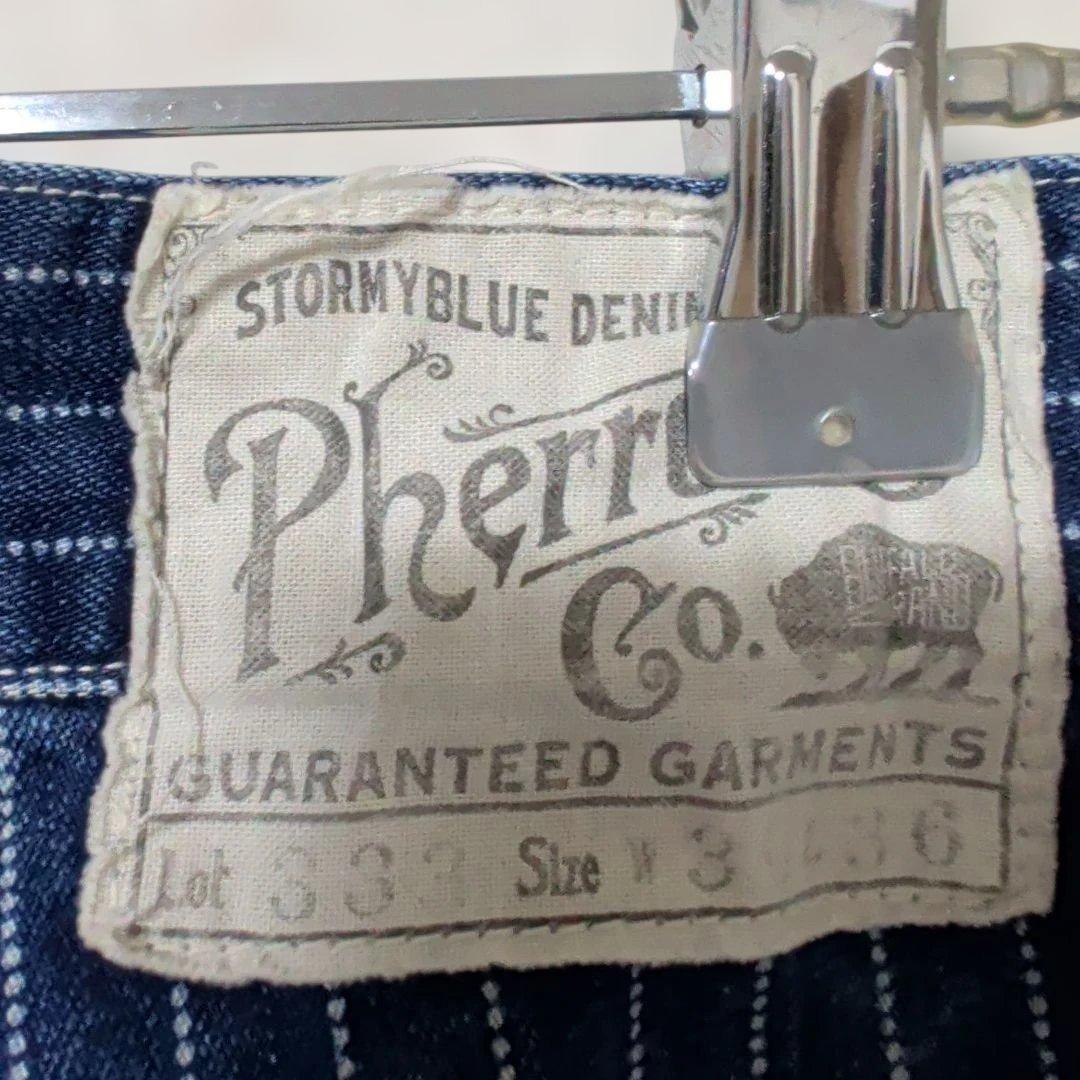 Pherrow's（フェローズ） ウォバッシュストライプワークパンツ