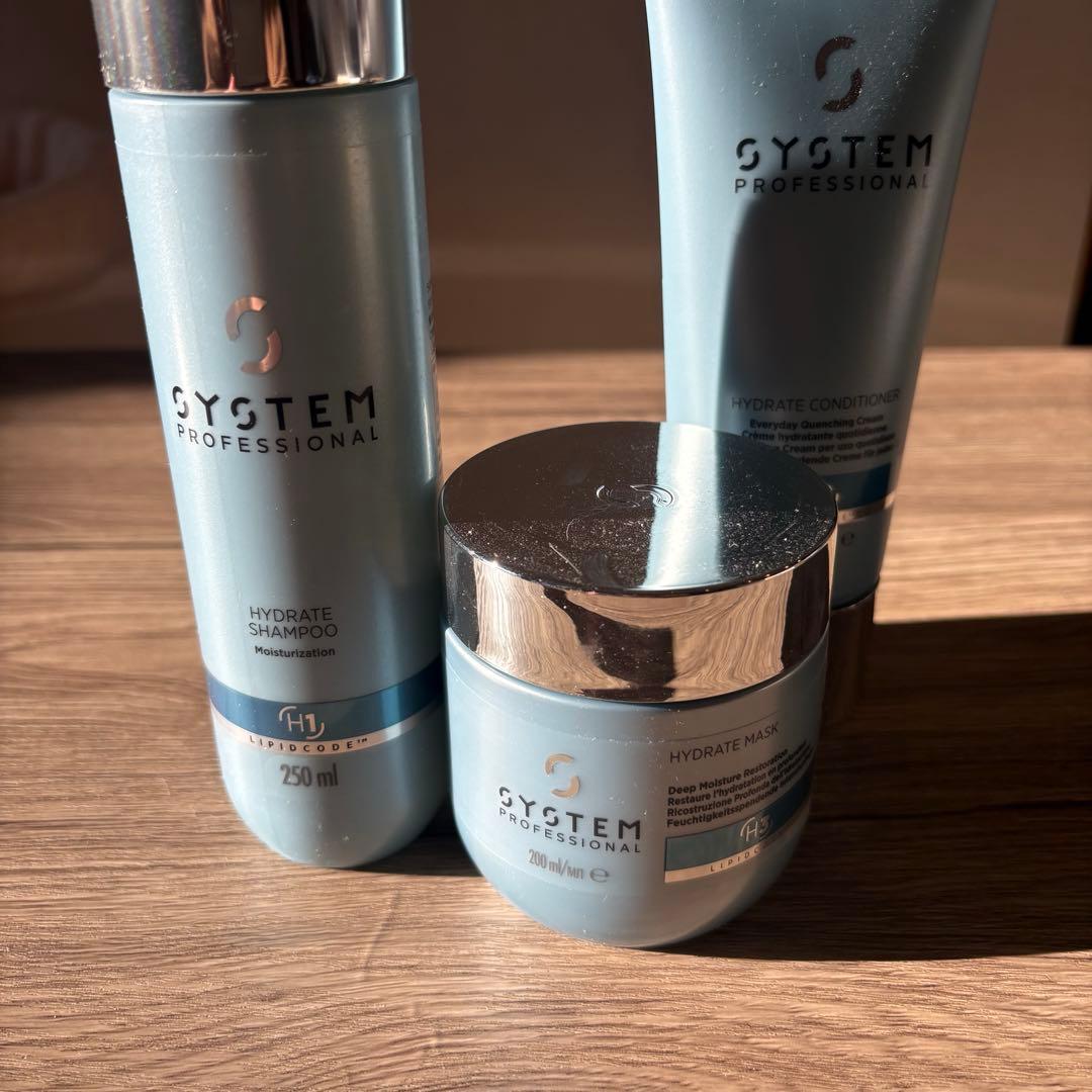 【ウエラ　システム】ハイドレイトシャンプー＆コンディショナー&マスク　3点セット