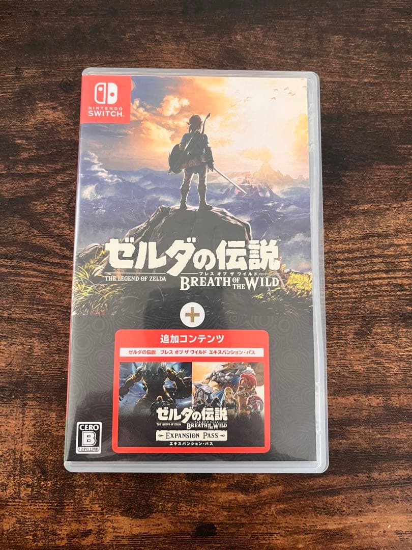 【美品】ゼルダの伝説 ブレス オブ ザ ワイルド➕エキスパンションパス