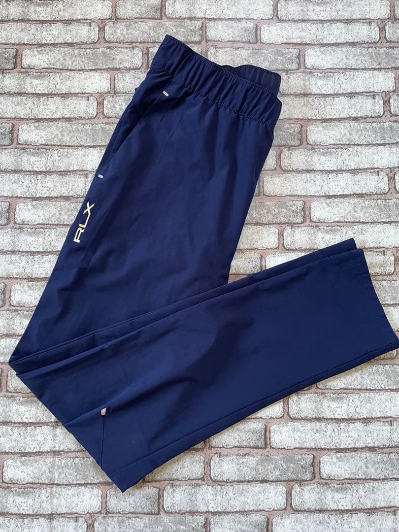 【超美品】RLXラルフローレン パンツ ストレッチ ネイビー M