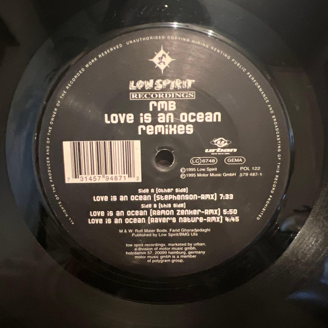 洋楽 RMB Love is an Ocean Remixes 1995