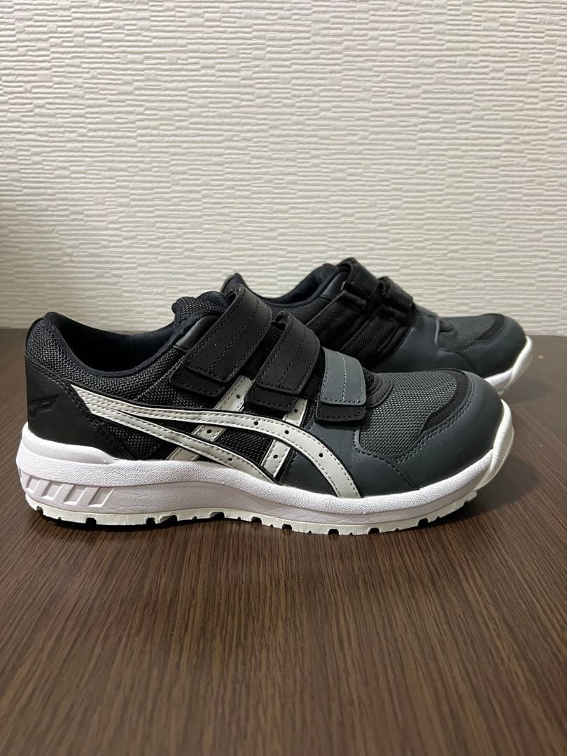 ASICS CP205 グレー ベルクロ安全靴