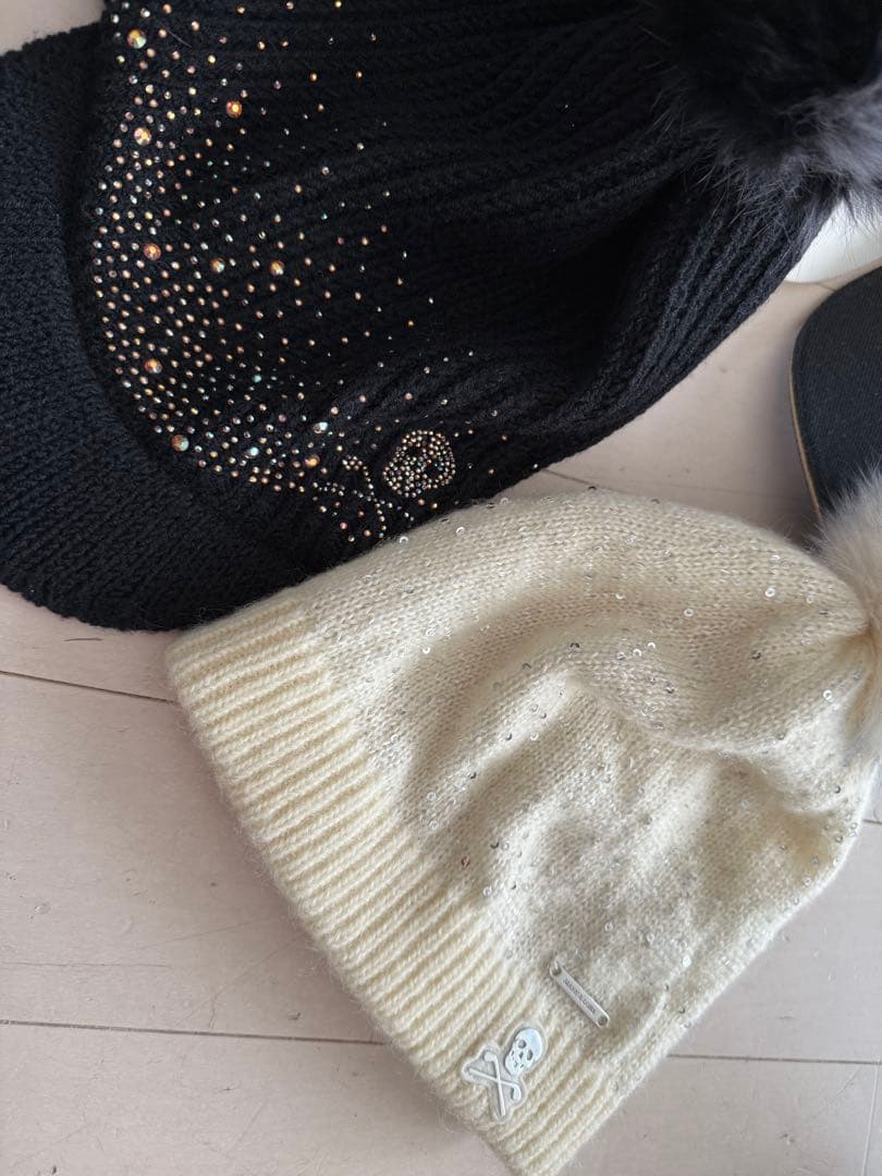 MARK & LONA レディース★冬★サンバイザーニット帽6点セット