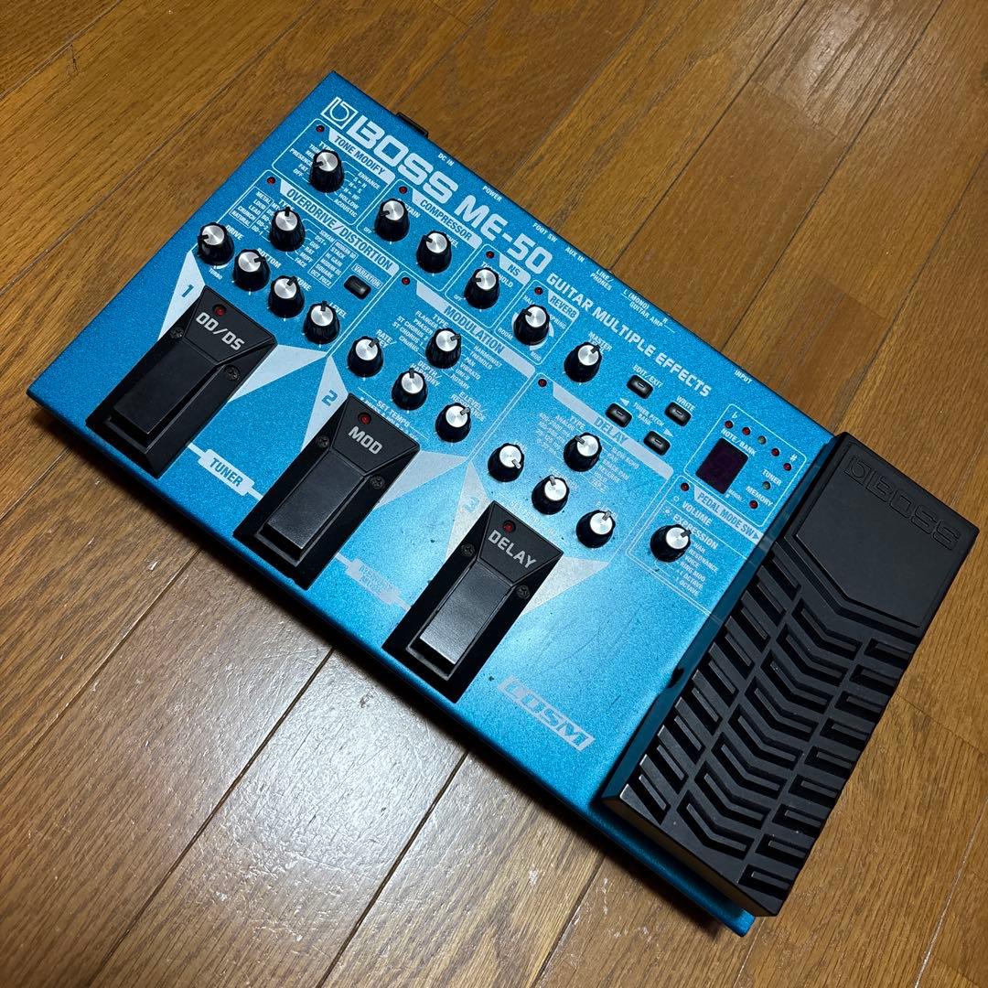 BOSS ME-50 ギター用マルチエフェクター 完動品 純正アダプター付属