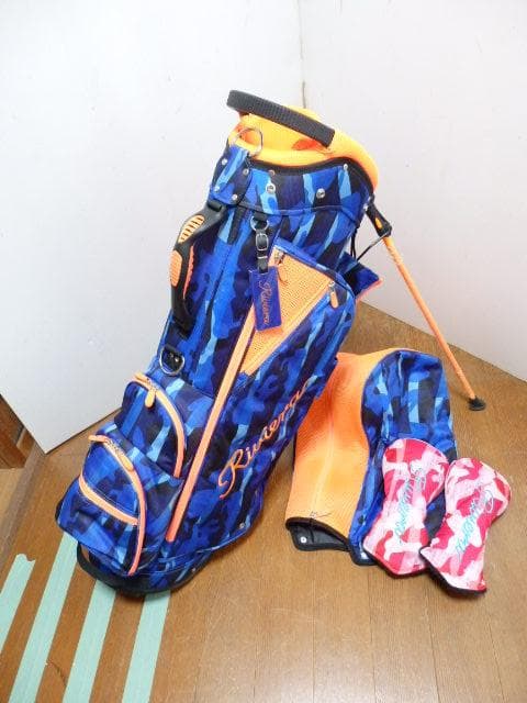 ◆訳あり：超美品：リビエラ・スタンド付キャディバック◆